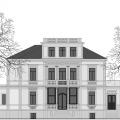Architekturzeichnung Villa Dresden